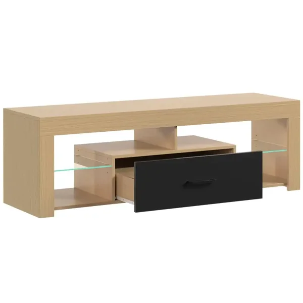 TV-lowboard zwart