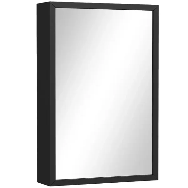 Spiegelkast badkamer zwart