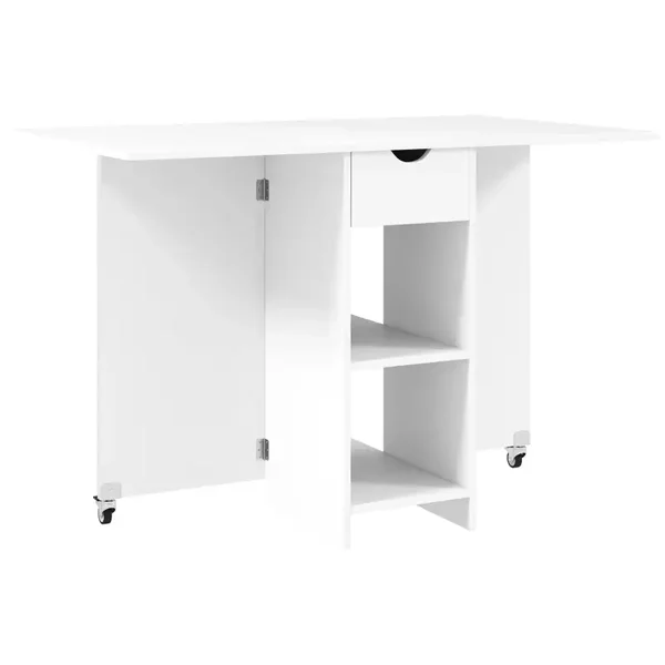 Opklapbare eettafel wit