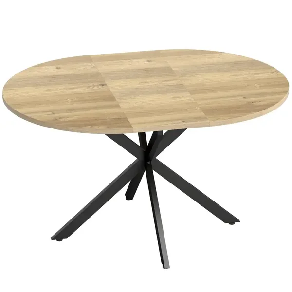 Uitschuifbare eettafel naturel