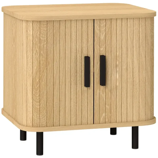 Nachtkastje latten deuren