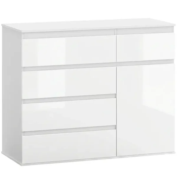 Hoogglans dressoir wit