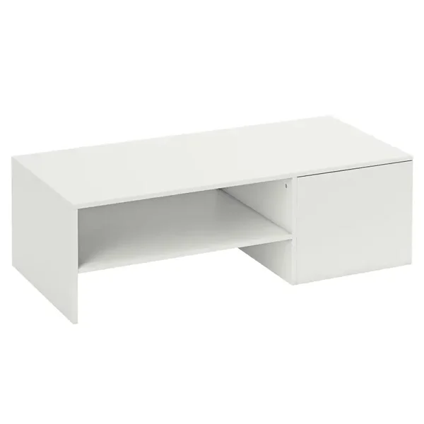 Verstelbare salontafel wit