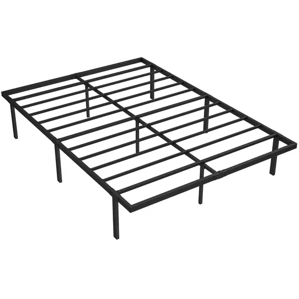 Metalen bedframe opbergruimte