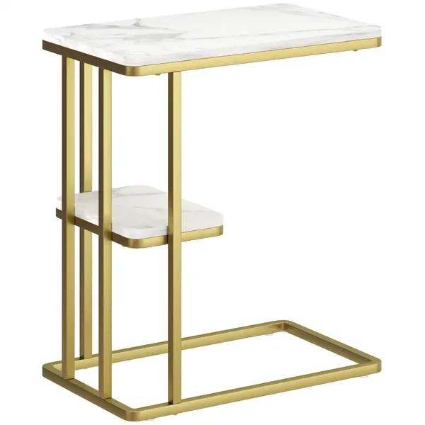 C-bijzettafel wit