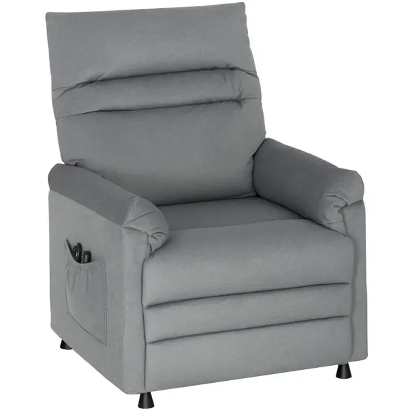 Elektrische relaxfauteuil grijs