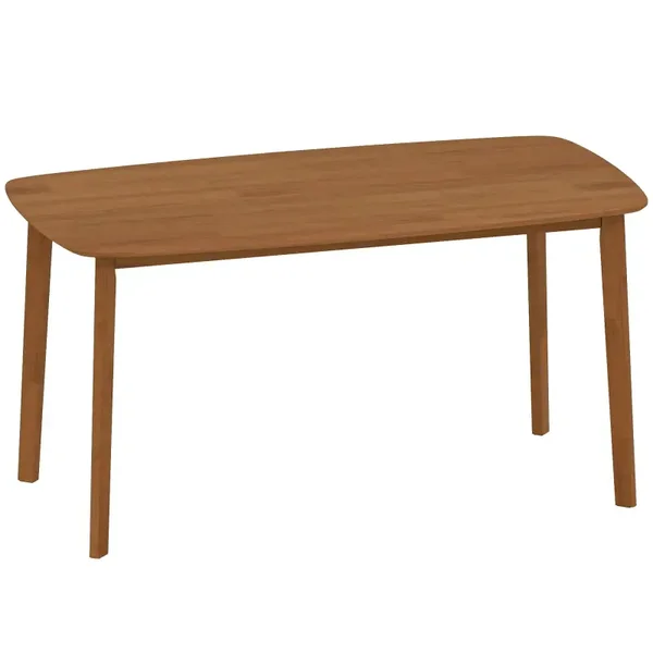 Landelijke eettafel bruin