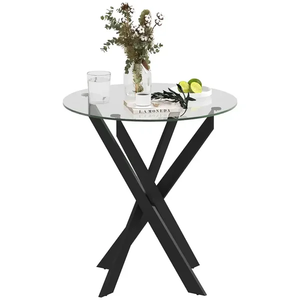 Glazen eettafel