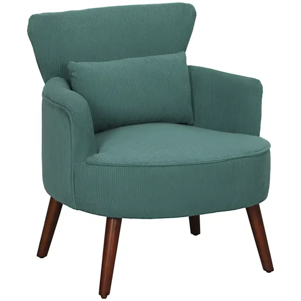Accentfauteuil donkergroen