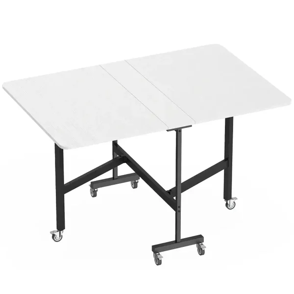 Mobiele klaptafel wit