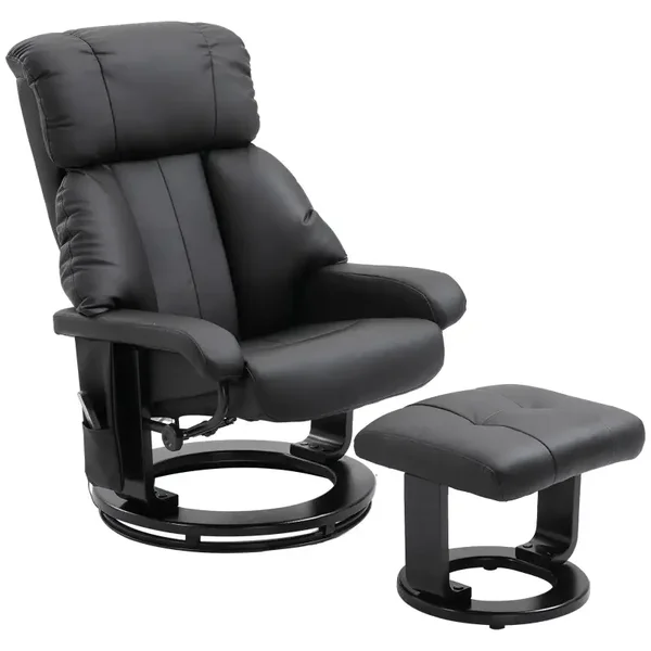 Massage-relaxstoel zwart