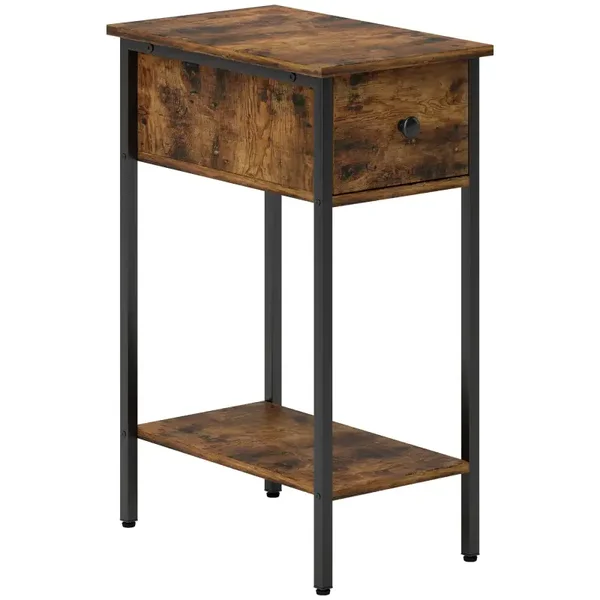 Bijzettafel bruin