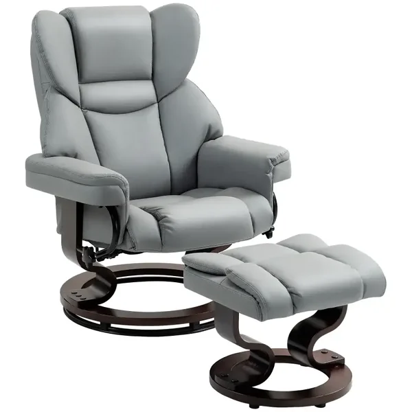 Draaifauteuil lichtgrijs