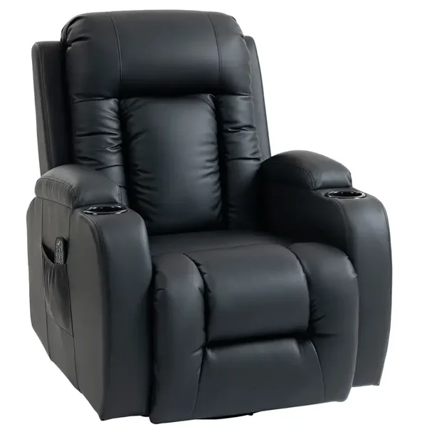 Massage-relaxfauteuil zwart