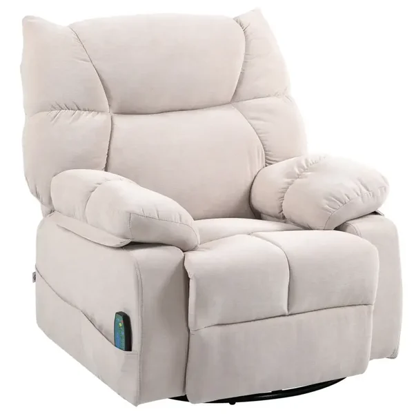 Massage-relaxfauteuil beige