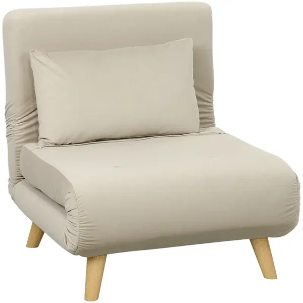 Klapstoel beige