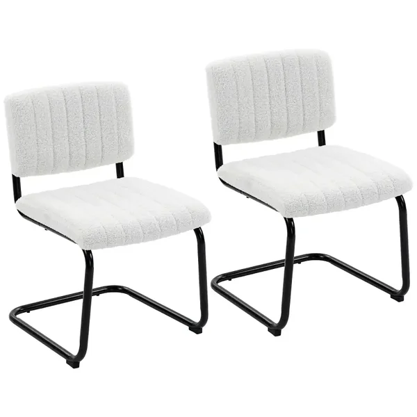 Teddy eetkamerstoelen crème