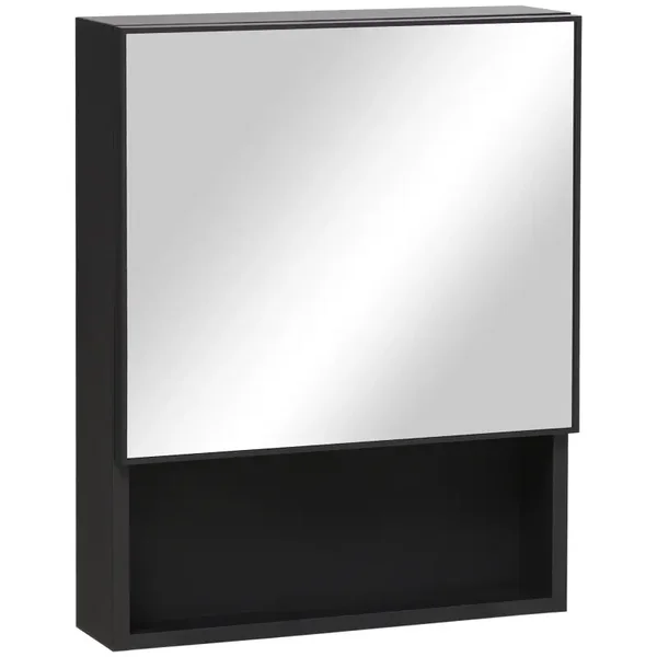 Spiegelkast badkamer zwart