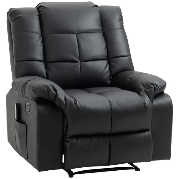 Massage-relaxfauteuil zwart