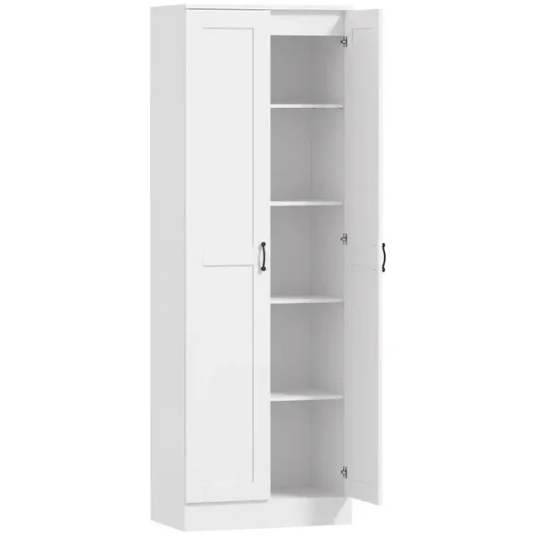 Keukenopbergkast wit