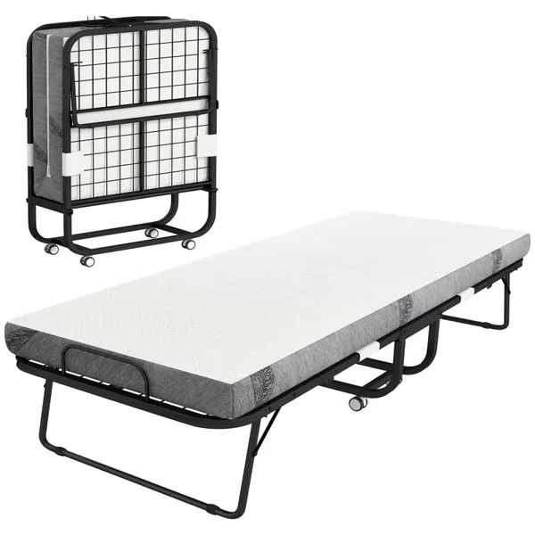 Logeerbed wit