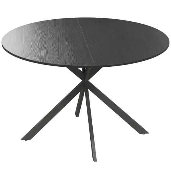 Ronde eettafel zwart