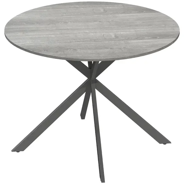 Ronde eettafel grijs