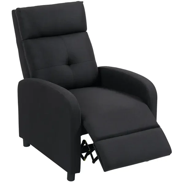 Relaxstoel zwart