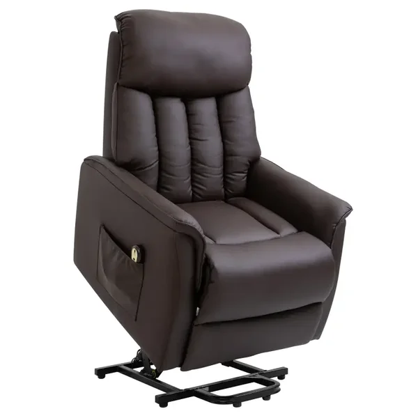 Elektrische relaxfauteuil bruin