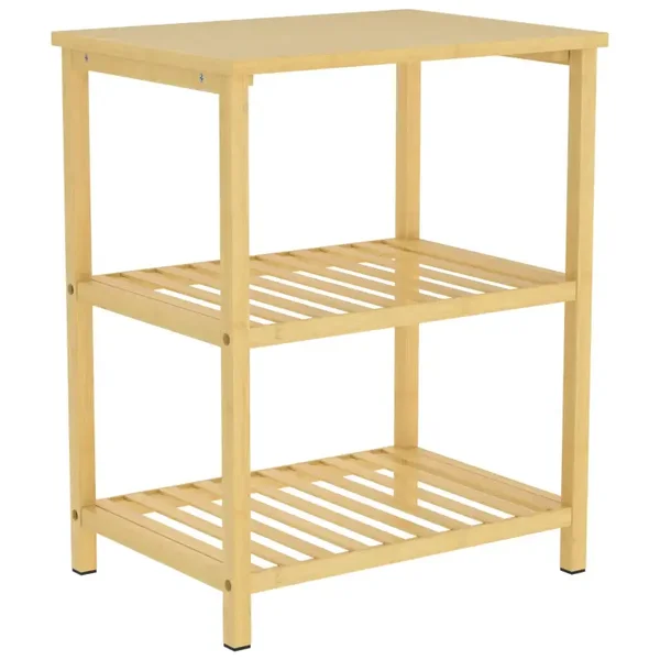 Bamboe bijzettafel naturel