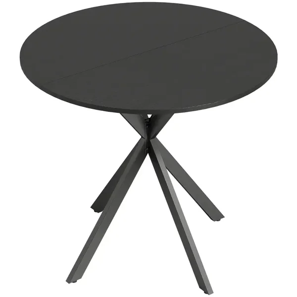 Ronde keukentafel zwart