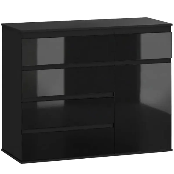 Hoogglans dressoir zwart