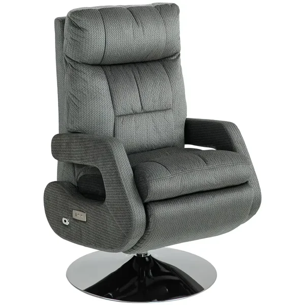 Elektrische relaxfauteuil grijs