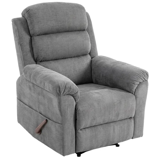 Massage-relaxfauteuil grijs