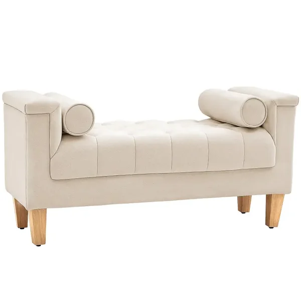 Chenille bank beige