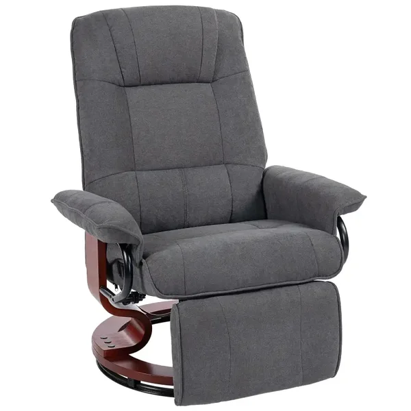Draaibare relaxfauteuil grijs