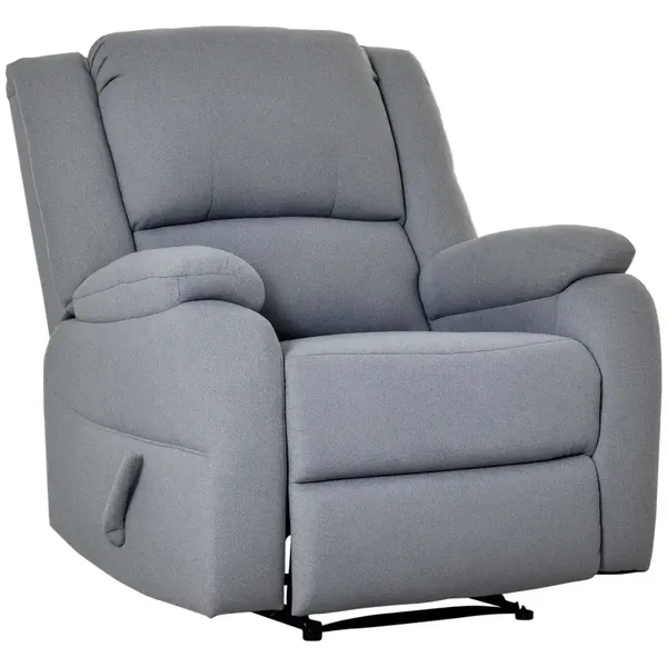 Draaibare relaxfauteuil lichtgrijs