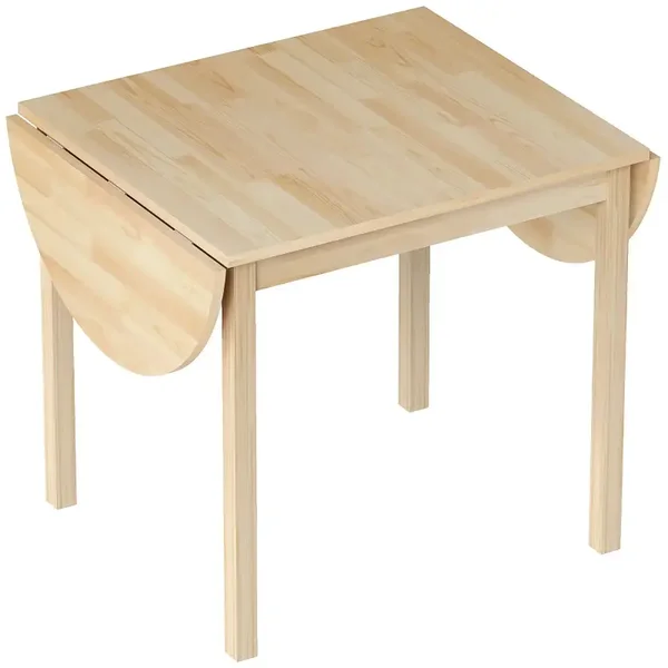 Opklapbare houten eettafel