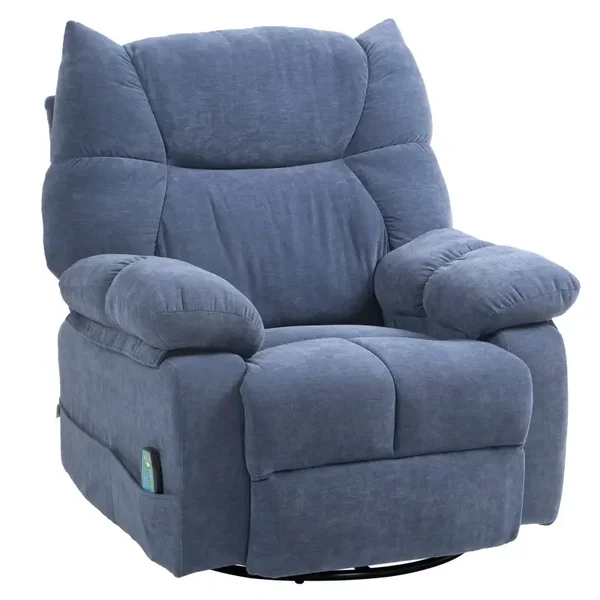 Massage-relaxfauteuil blauw