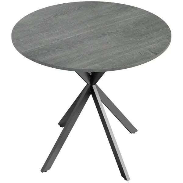 Ronde keukentafel grijs