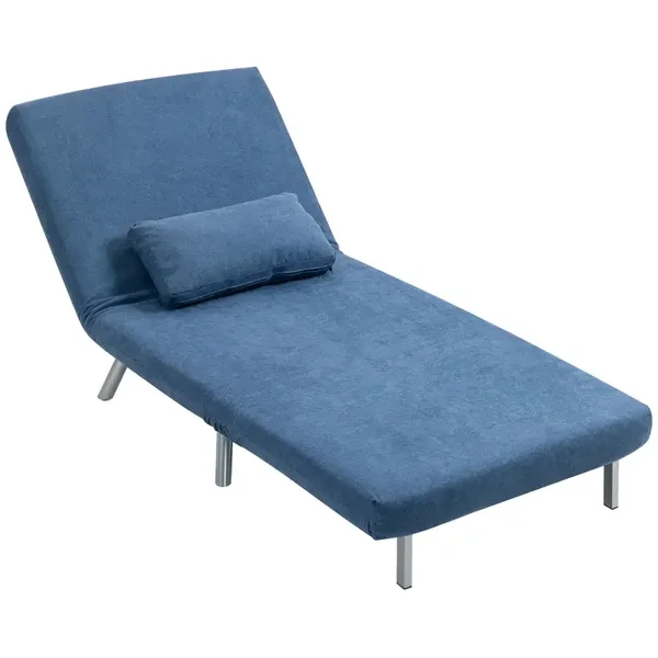 Slaapfauteuil blauw