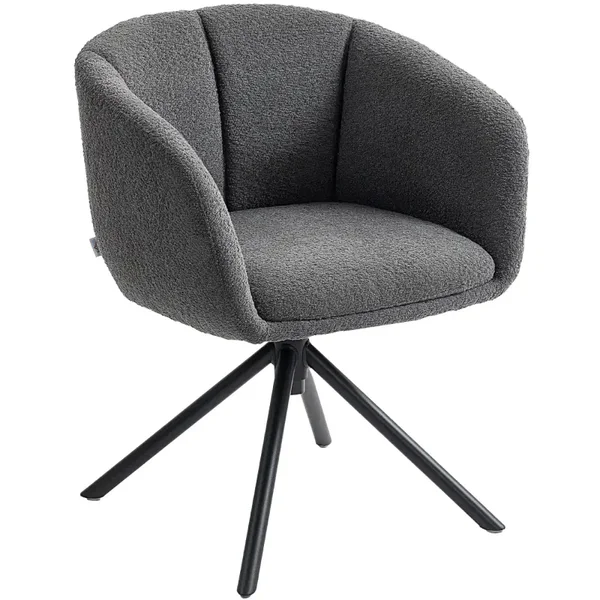 Draaifauteuil donkergrijs