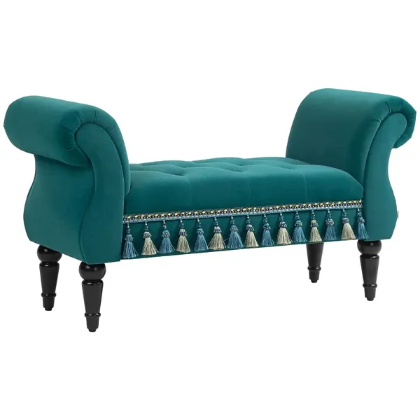Vintage bank groen