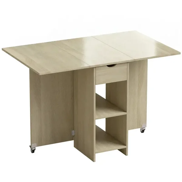 Opklapbare eettafel naturel