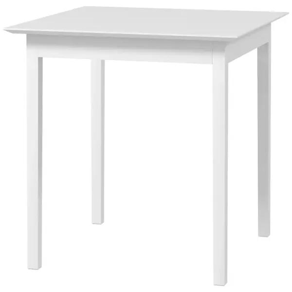 Vierkante keukentafel wit