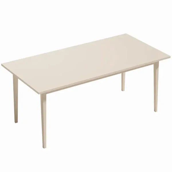 Moderne eettafel crème