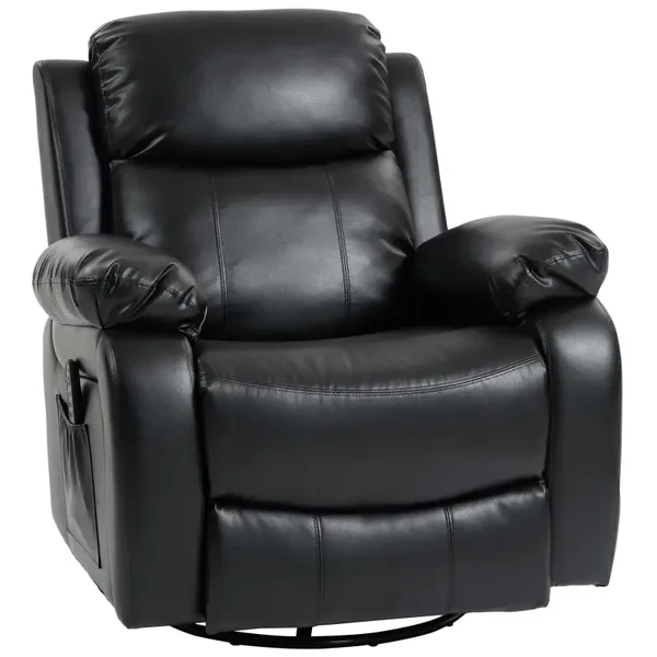 Massage-relaxfauteuil zwart