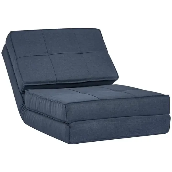 Opklapbare vloerbank blauw