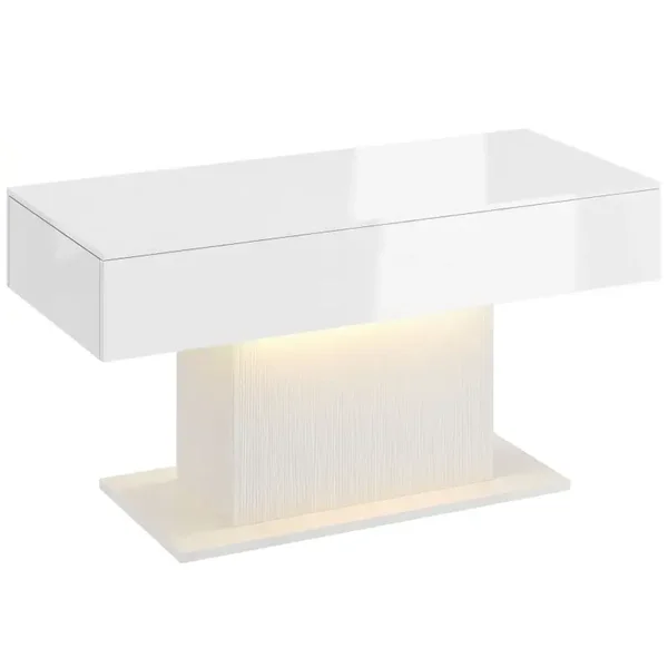 LED-salontafel wit