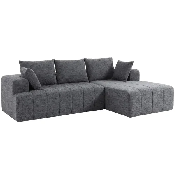 Hoekbank grijs